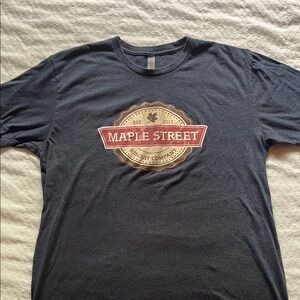 Unisex Large mapple street  T-Shirt